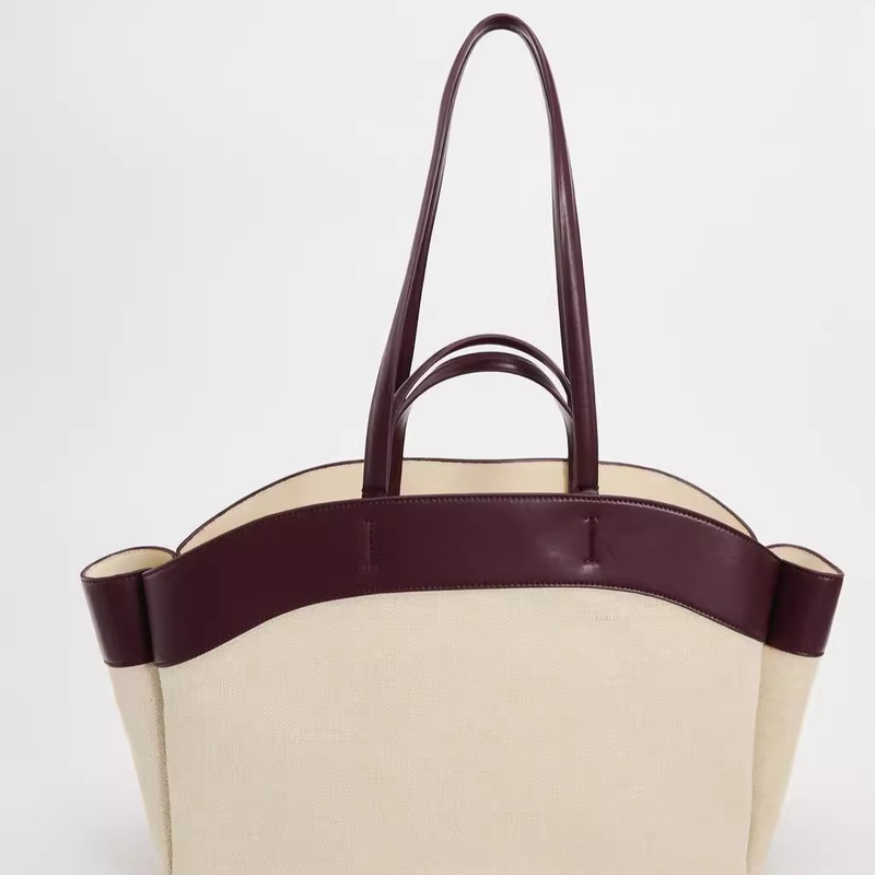 Women's Bags New Women's Bag Trend Large Capacity Canvas Tote Bag Fashion Shopping Bag Original One Piece Dropshipping_voghion.com