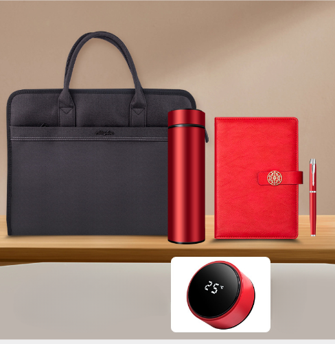 Briefcases Business Gift Set Briefcase Thermos Cup Umbrella Company Bank To Send Customers Practical Activities Annual Meeting Souvenirs_voghion.com