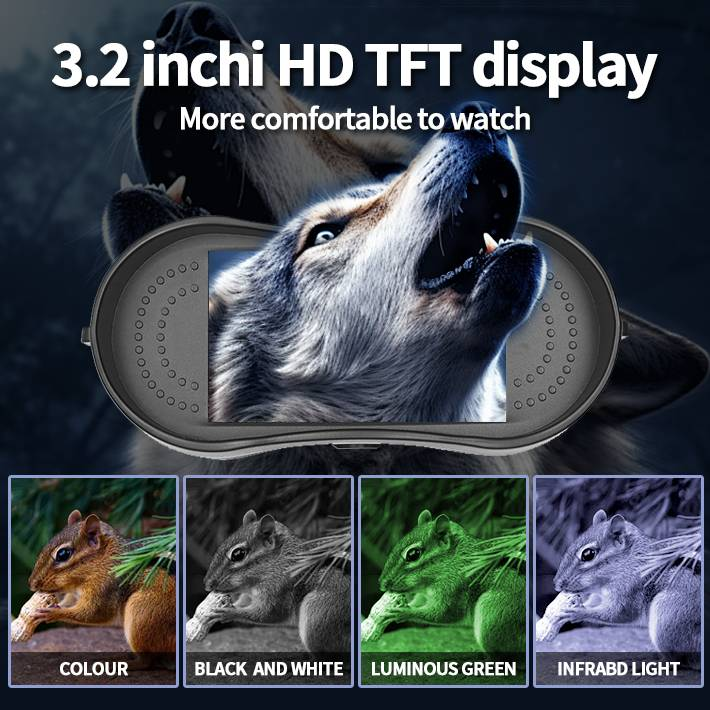 4K36MP Binocular Telephoto Night Vision Device, With An Extremely Large Battery Capacity_voghion.com