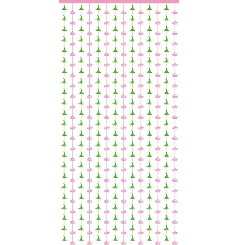 Magic Wicked Witch Theme Party Decoration Rain Silk Curtain Children's Birthday Party Witch Hat Crown Rain Silk Curtain_voghion.com