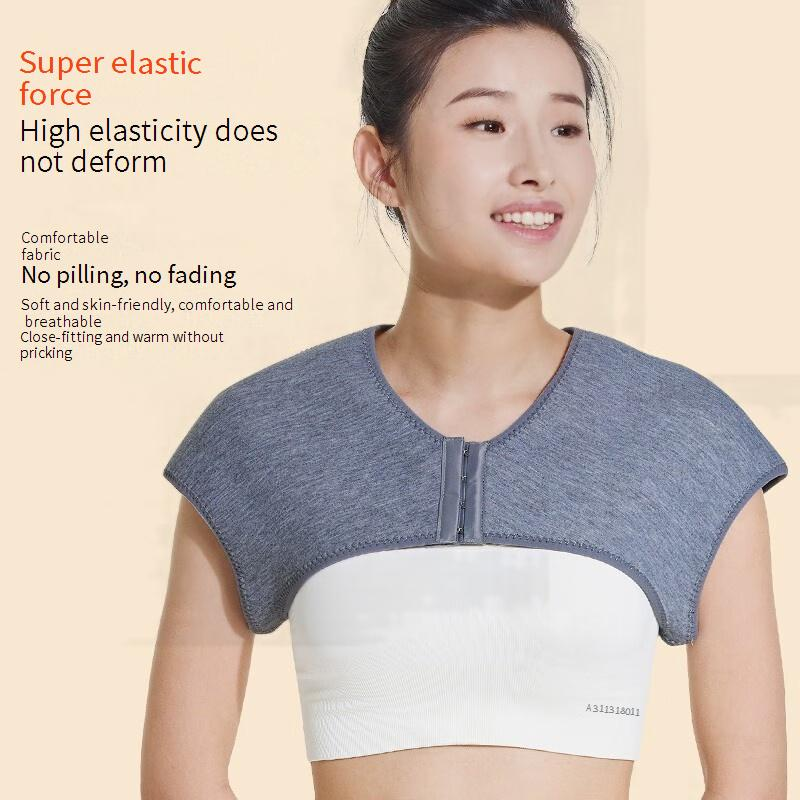 Thermal Shoulder Wrap – Breathable Spandex Neck & Shoulder Support For Women, Elderly & Postpartum Recovery (M/L/XL Sizes)_voghion.com