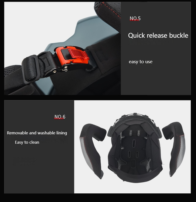 K20 Bluetooth Motorcycle Half Helmet With Dual Visor 3C Certified ABS Lightweight Helmet For Men & Women (Gloss Black/Matte Black/Gray/Silver/Blue)_voghion.com
