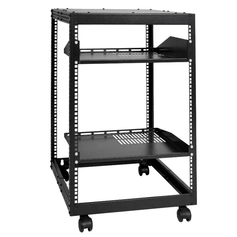 Telaio rack aperto regolabile per server rack o 4 rack con montaggio a parete per rete 15U 23''40'' AV_voghion.com