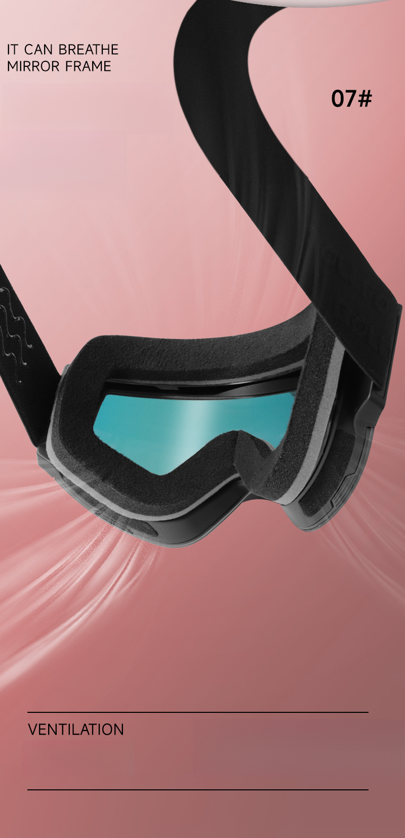 BOLLFO Smart Color Changing Magnetic Flip Ski Double Layer Anti-Fog Protective Glasses For Men And Women Winter_voghion.com