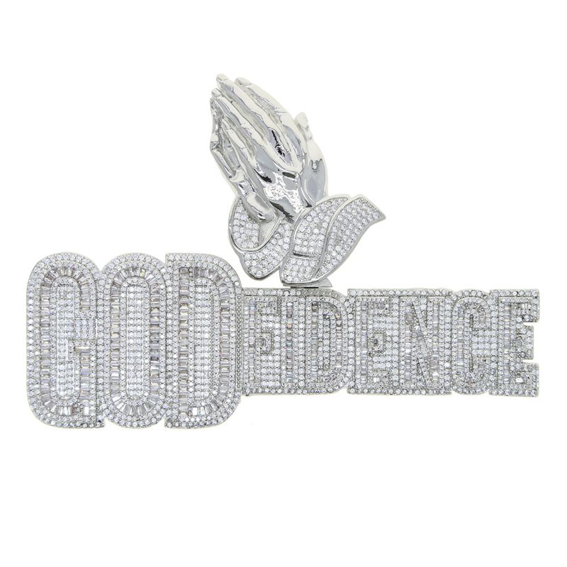 Herren-Hip-Hop-Halskette mit Anhänger „Loyalty Makes You Family“ aus Legierung mit Diamantschliff und gedrehter Kette, Silber- und Goldoptionen, 60 cm lange Herrenhalskette_voghion.com