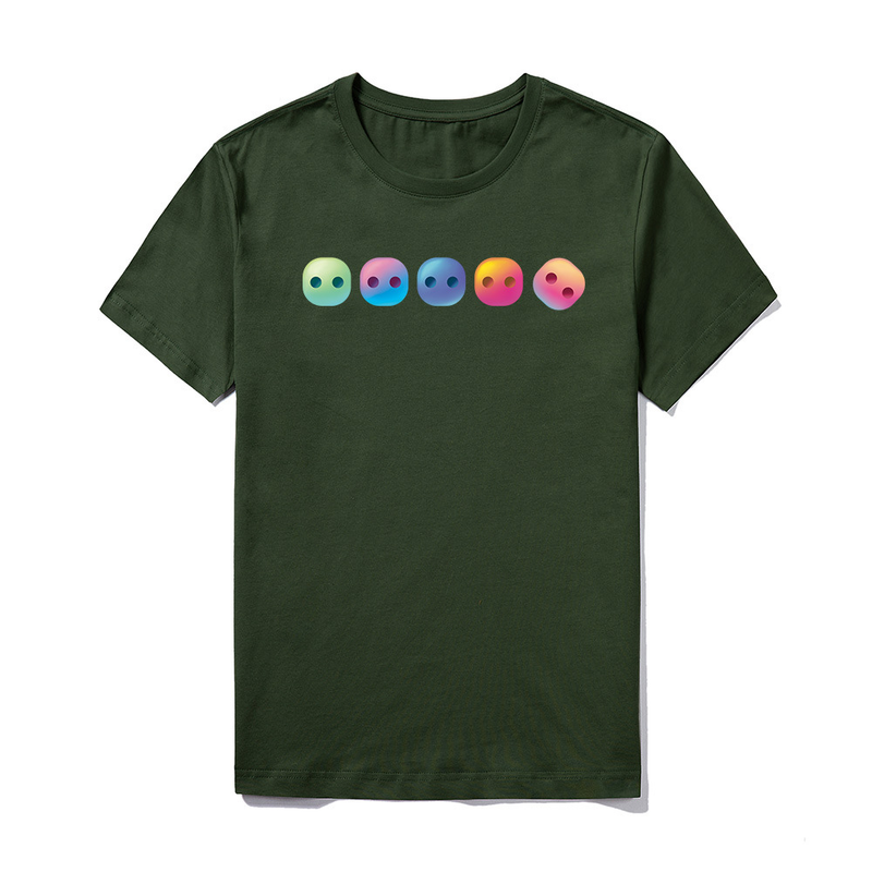 Sommer Neue Gekämmte Baumwolle Kurzarm T hemd Punk Mode Marke Casual Top Pullover Bottom_voghion.com