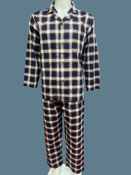 Best Seller Cotton Comfortable Custom Nightwear Plaid MEN PYJAMA SETS from Viet Nam Manufacturer_voghion.com
