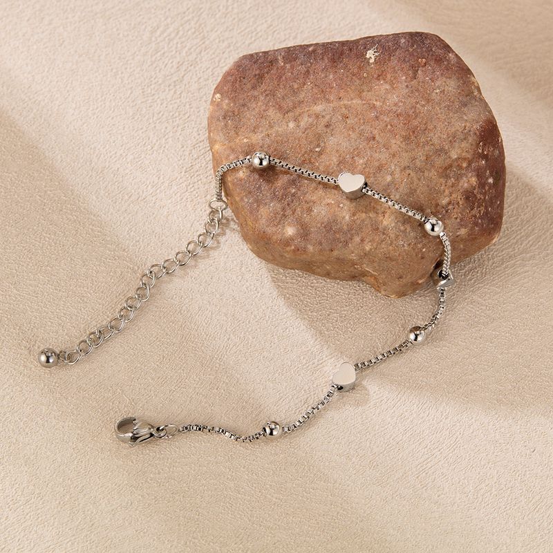 Women's Jewelry Niche Design Simple Temperament Stainless Steel Love Bracelet Fashionable And Versatile Titanium Steel Jewelry_voghion.com