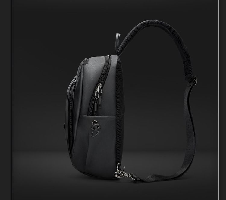 New Oxford Satchel Men's Messenger Bag Simple Multi-functional Shoulder Small Backpack Business Trip Shoulder Chest Bag_voghion.com