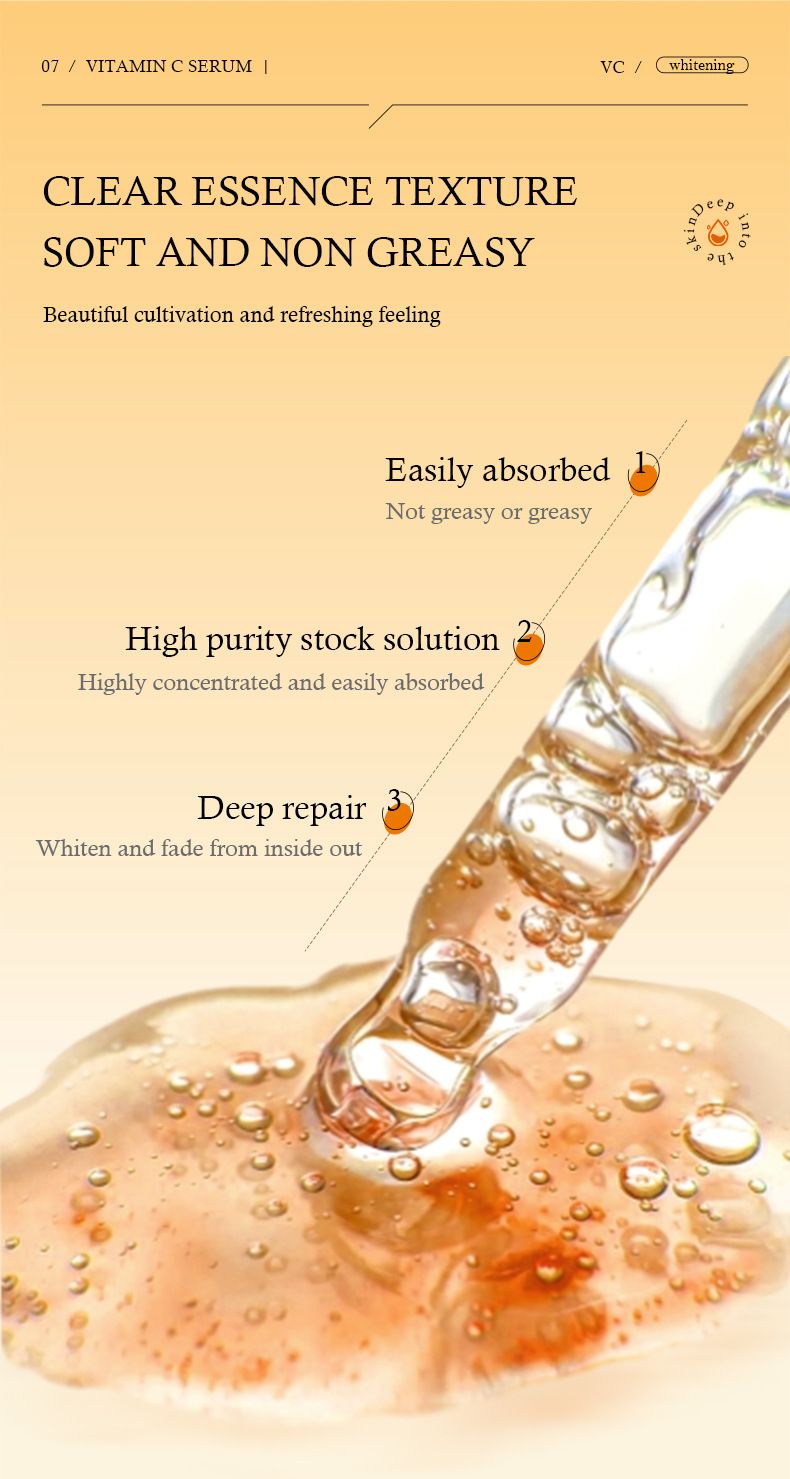 Nicotinamide Essence Vc Essence Krimpt Poriën Hydrateert Verheldert De Huid Hydrateert Verstevigt Kalmeert Verzacht De Huid Essence_voghion.com