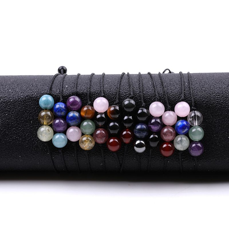 Ensemble de bracelets pour couple en lapis-lazuli et améthyste – Bijoux tressés en quartz rutile doré et pierre de raisin, cadeau en pierres précieuses naturelles pour couples_voghion.com