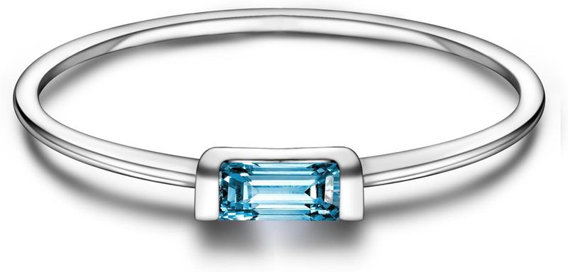 Anello in argento sterling S925 per donna con pietra portafortuna di dicembre, squisito design di nicchia, stile di design di alta gamma_voghion.com