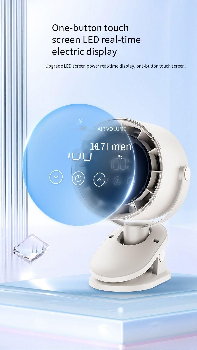 Cross-Border Multifunctional Clip USB Charging Desktop Wall-Mounted Electric Intelligent Digital Display Silent_voghion.com