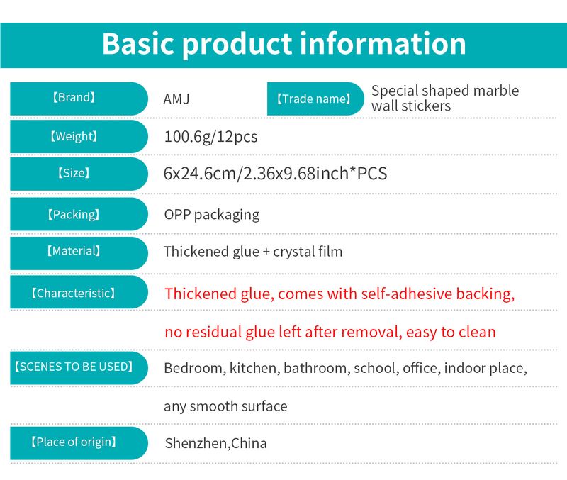 12 pezzi adesivi per piastrelle in cristallo di marmo a forma di mosaico per cucina, bagno, decorazione murale autoadesiva impermeabile_voghion.com
