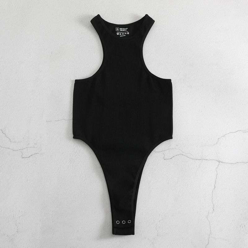 Yoga fileté en forme de I gilet une pièce slips serrés sous-vêtements Yoga Shapewear vêtements de Yoga Sexy_voghion.com