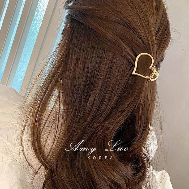 Semplice forcina per capelli con temperamento pigro, fermaglio per capelli con piastra, testa a sfera per capelli, piccolo accessorio per capelli_voghion.com