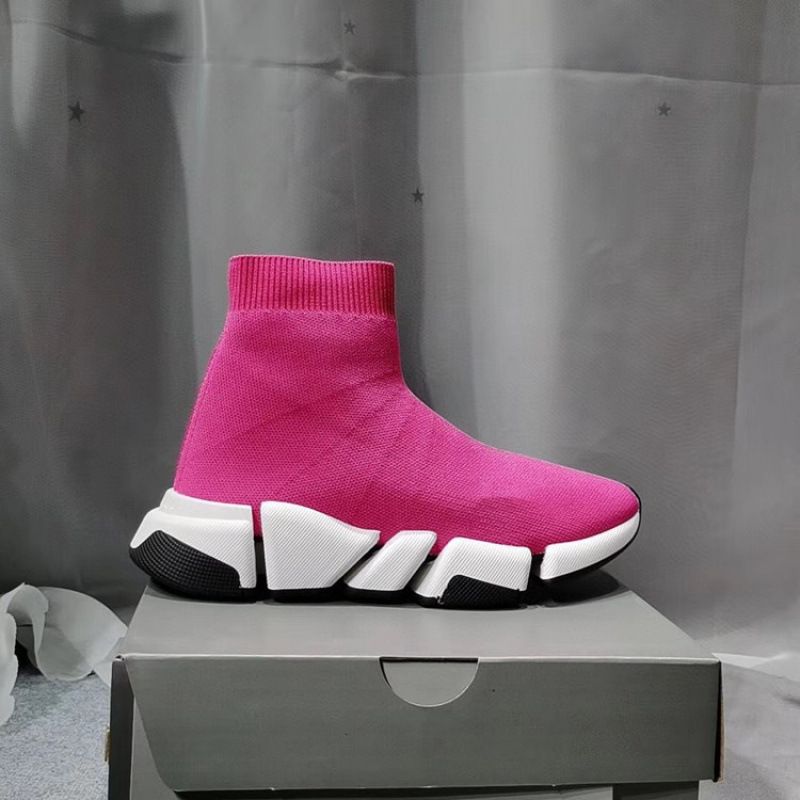 High Version 2.0Ss New Straight Comfortable Sock Knitted Fabric Unisex Couple Casual Sports Single Shoes_voghion.com