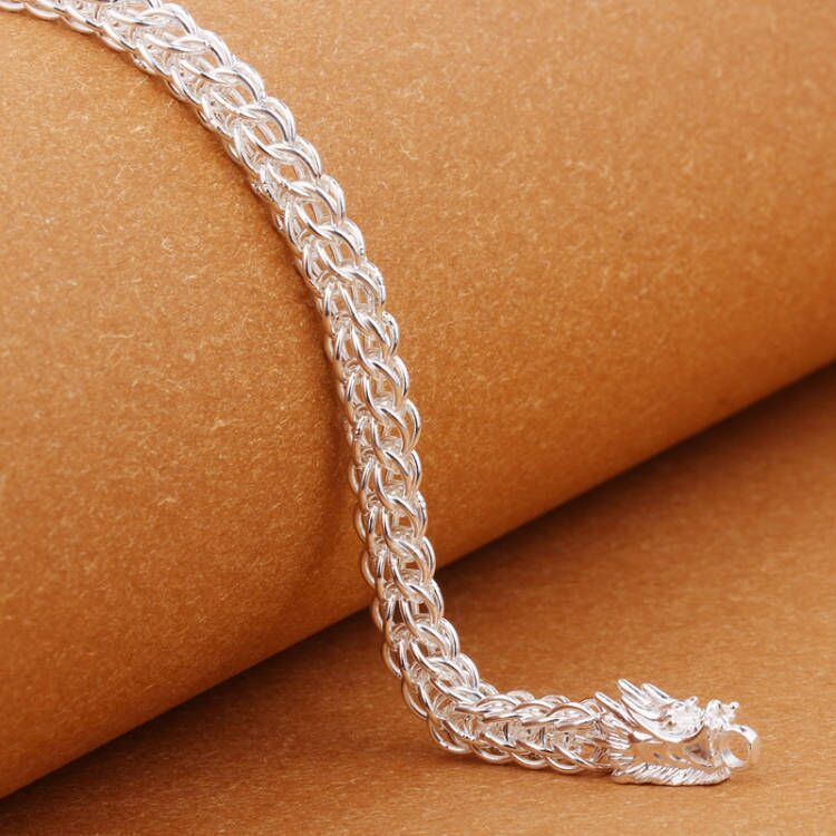 Bracciale da uomo con catena a lanterna e testa di drago, alla moda, hip-hop, alla moda, di alta qualità, regalo per fidanzato._voghion.com