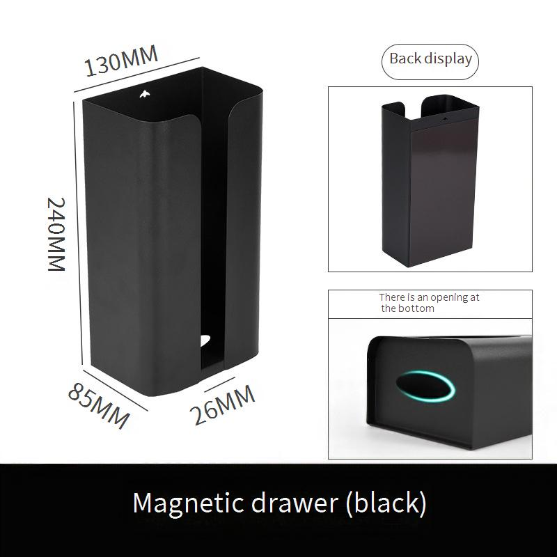 Porta fazzoletti magnetico da parete per la famiglia, dispenser di carta igienica per bagno, cucina, acciaio inossidabile antiruggine_voghion.com