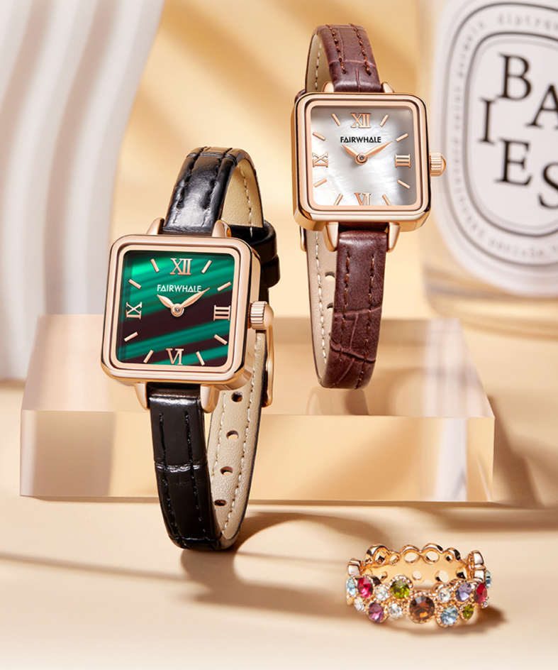 Women's Watches Women's Square Watch Retro Light Luxury Square_voghion.com