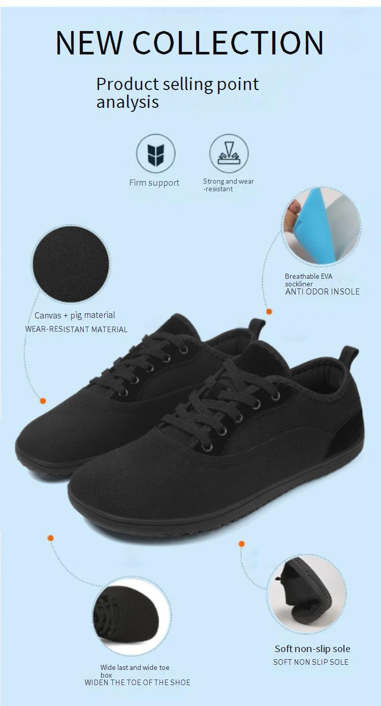 Outdoor Men's And Women's Flying Woven Large Size Wide Last Breathable Casual Sports Shoes Barefoot Shoes Wide Head Mesh Couple Widened Soles_voghion.com