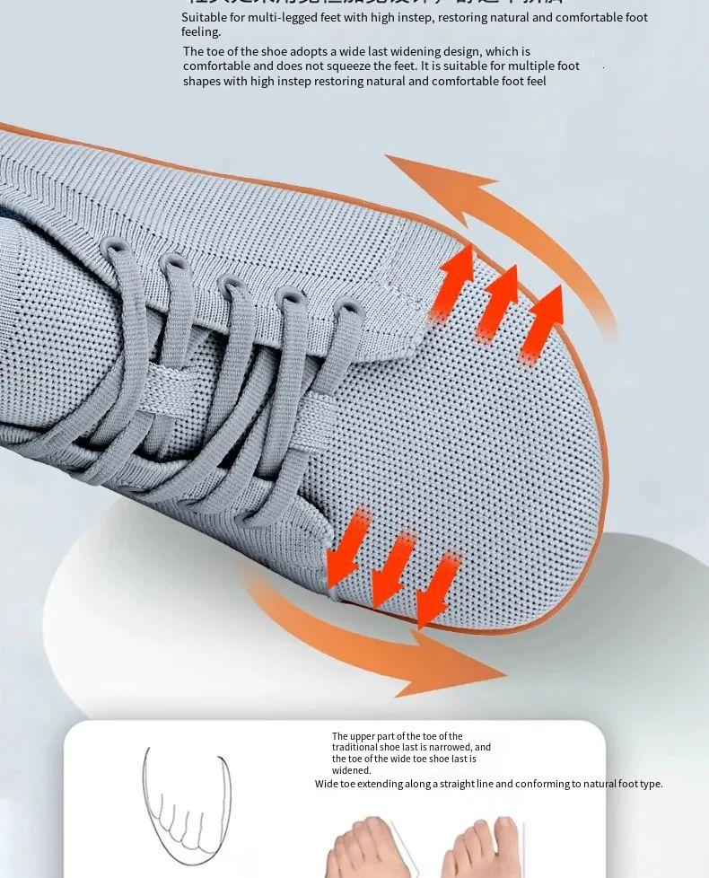 Scarpe da ginnastica da uomo a piedi nudi, con suola a caduta zero, vestibilità ampia e minimalista, relax ottimale 240627_voghion.com