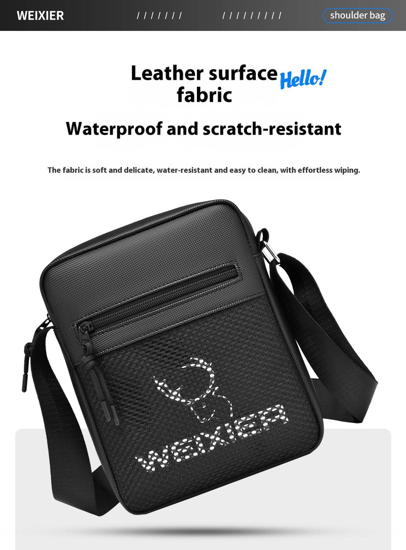 Borsa a tracolla da uomo, versatile e di alta qualità, borsa a tracolla piccola da uomo, impermeabile, zaino piccolo da uomo_voghion.com