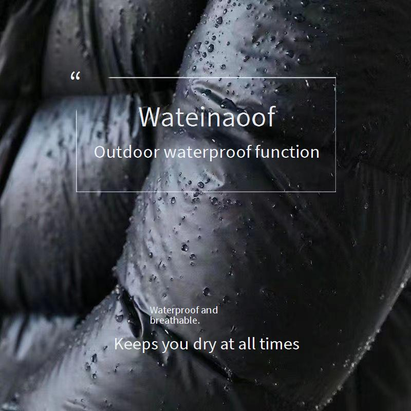 Obsidian Thermal Cocoon – Parka Eclipse unisex (anima in pile polare + guscio in metallo liquido)_voghion.com