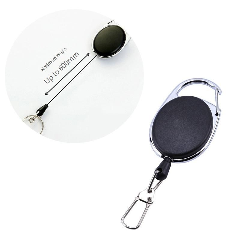 ID Card PU Leather Card Holder Retractable Badge Card Holder Access Card Bus Card Holder Work Card Holder Campus Card Holder_voghion.com