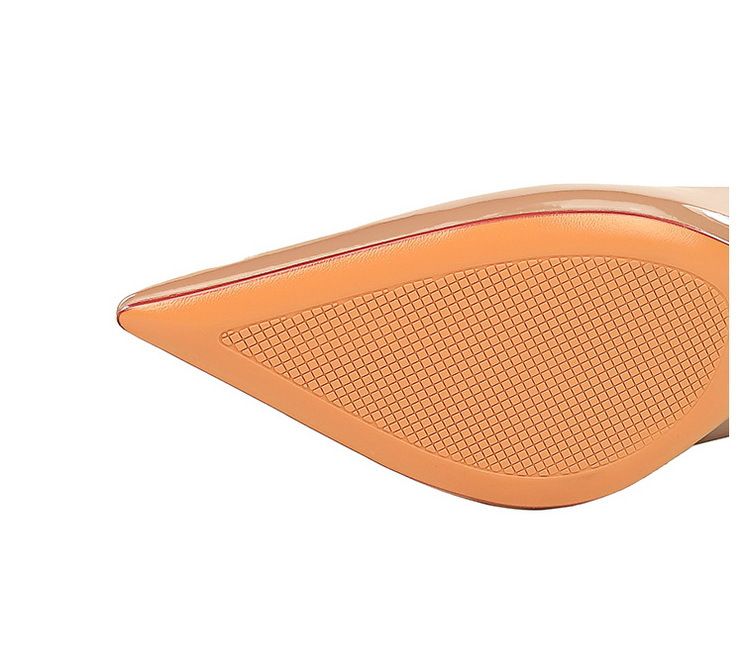 Dámské třpytivé lakované kožené lodičky na vysokém podpatku s tenkou, mělkou špičatou špičkou_voghion.com