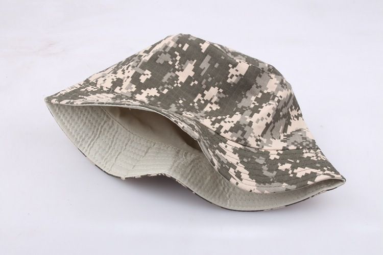 Chapeau de bassin de camouflage pour hommes et femmes, chapeau de voyage en plein air, chapeau de pêche, chapeau de bassin pour hommes, chapeau de protection solaire d'alpinisme, chapeau d'entraînement militaire_voghion.com