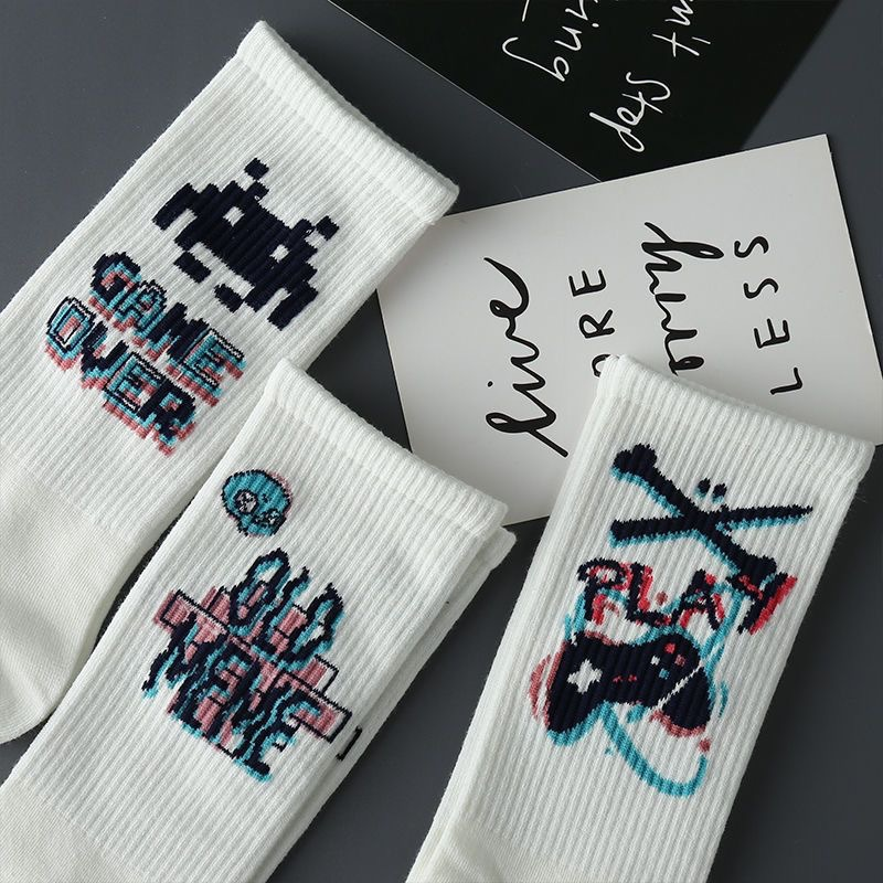 2025d Zhuji New Men's Long Game Style Short TK Hot-Selling Mid-Calf Socks_voghion.com