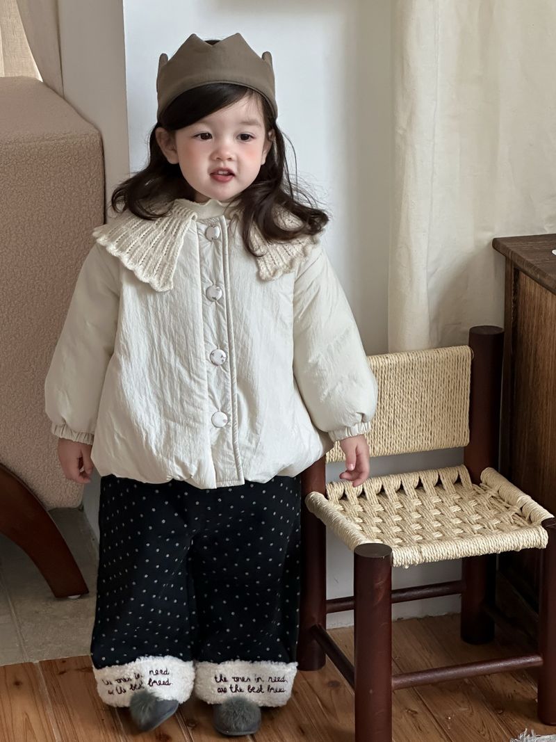Alyce-xiyue1baobao Girls' Cotton Jacket 2025 Autumn Winter New Baby Clothes Thickened Warm Korean Style Children's Fleece Set_voghion.com