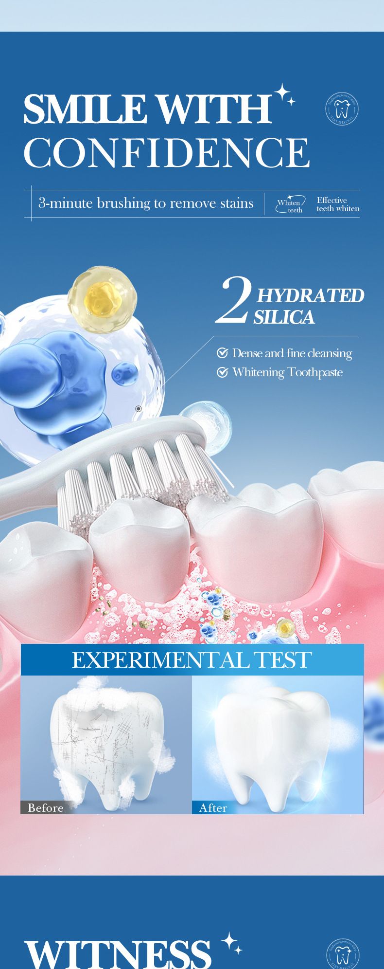 SADOER 100g Professional Stain Removal Toothpaste - Advanced Cleaning Formula For Whiter Teeth, Universal Use, 3-Year Shelf Life_voghion.com