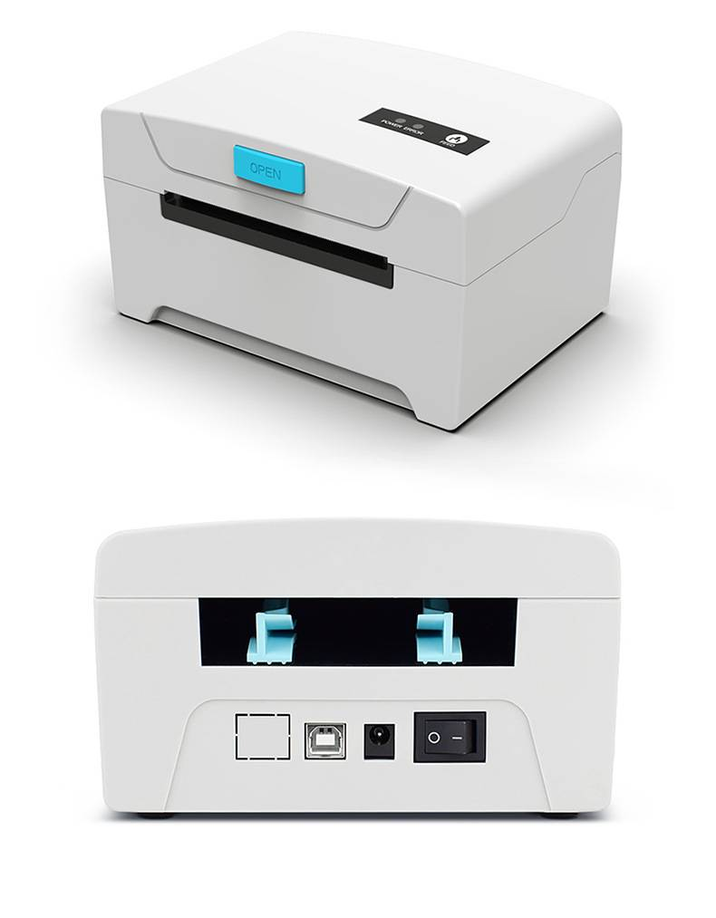 Impressora térmica de etiquetas Yook TDL402H para etiquetas de remessa, compatível com USB/Bluetooth_voghion.com