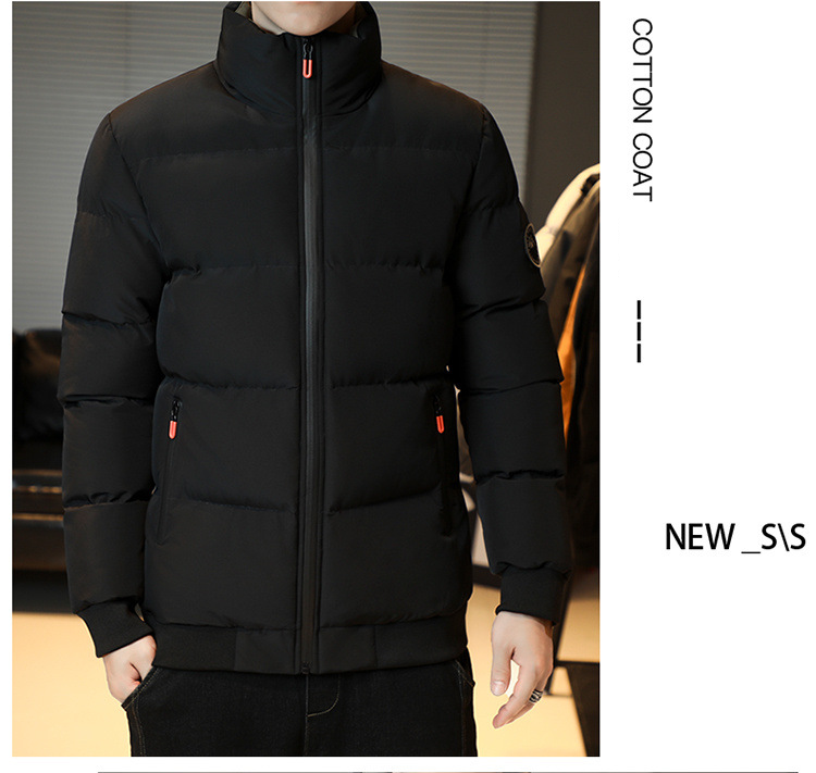 Leichte Daunenjacke für Herren – Business-Casual-Wintermantel mit Stehkragen und winddichtem Design_voghion.com