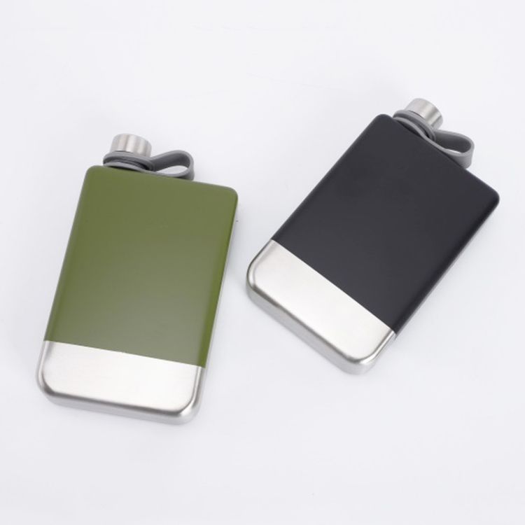 Portable Flagon Whiskey Vodka Wine Pot Hip Flask For Camping & Trip_voghion.com