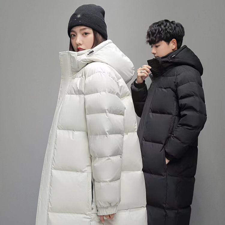 Premium-Unisex-Wintermantel – Slim-Fit-Pufferjacke im koreanischen Stil mit Stehkragen, dicker warmer Polyestermantel für Männer und Frauen_voghion.com
