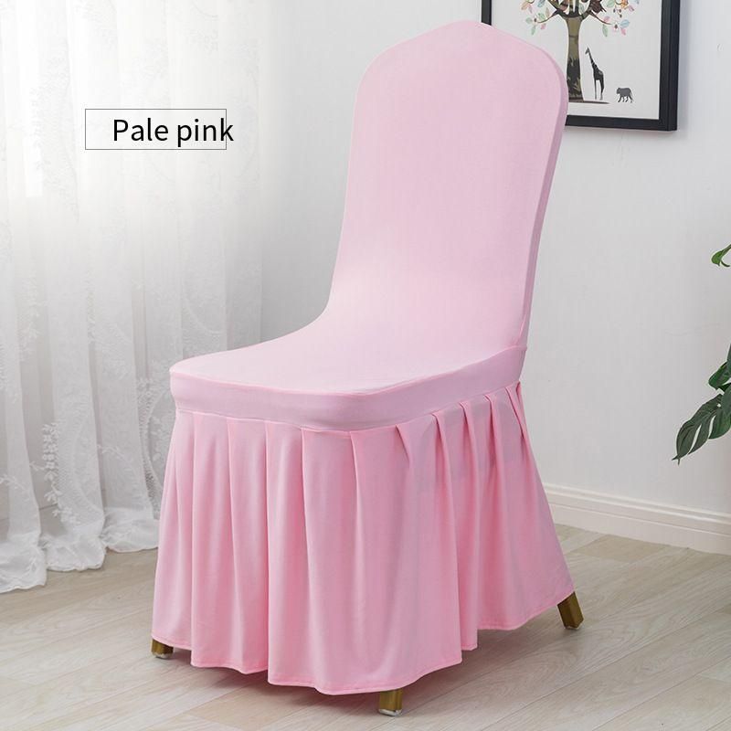 Coprisedie elastiche – Misura universale per banchetti, hotel e sala da pranzo (antipiega, antiscivolo, design moderno a pieghe)_voghion.com