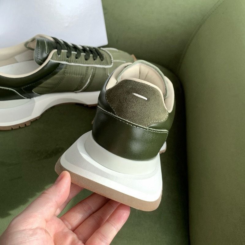 【 Migua 】 M6 Thick Soled Forrest Gump Dad Height Increasing Sports Niche Style Leg Length White Shoes_voghion.com