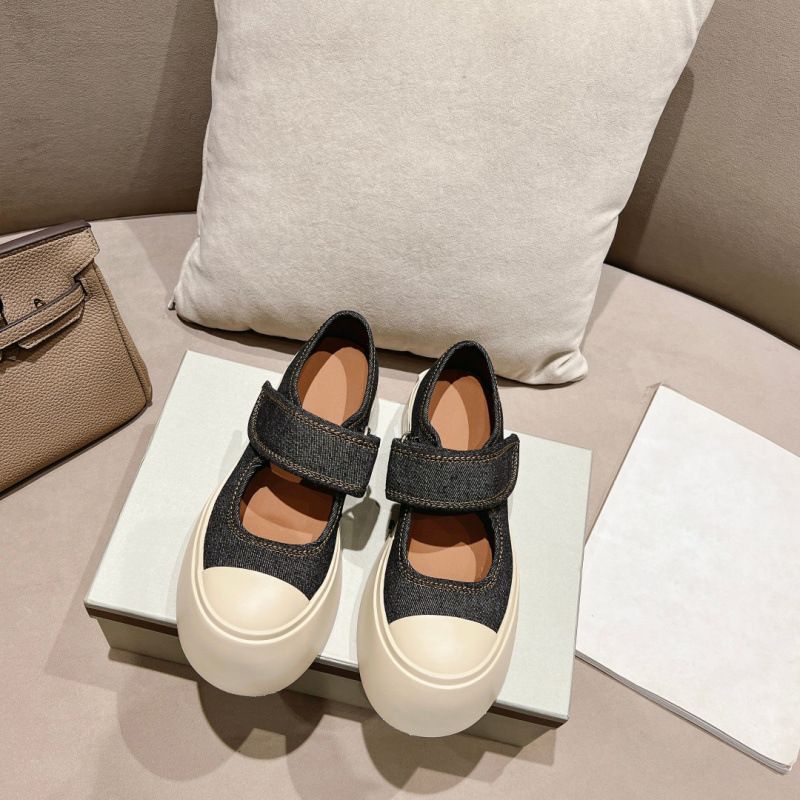Scarpe da donna in pelle con plateau, piccole, in velcro, con suola spessa e carine, stile Mary Jane, stile Mani Chunky Ugly Cute_voghion.com