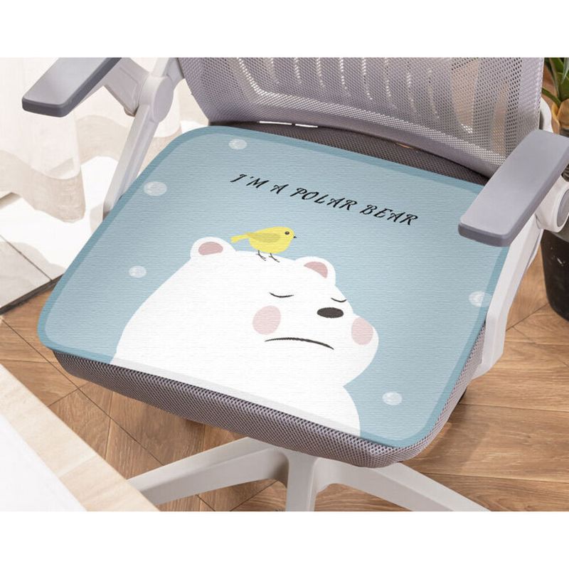 Ice Sil Summer Cool Cushion Car Sofa Cuscino del sedile antiscivolo Cuscino del sedile traspirante Office Student Ice_voghion.com