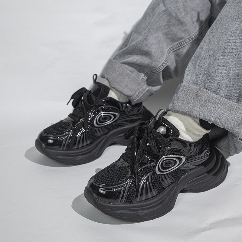 Sneakers robuste per donna, tendenza autunno 2023, nuove suole spesse, versatili, sportive, casual, per aumentare l'altezza, da corsa_voghion.com