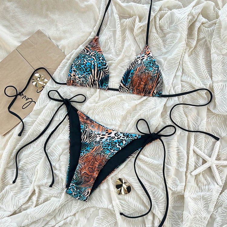 Bademode 2025 Neue Leopard Print Krawatte Sexy Badeanzug Für Frauen_voghion.com