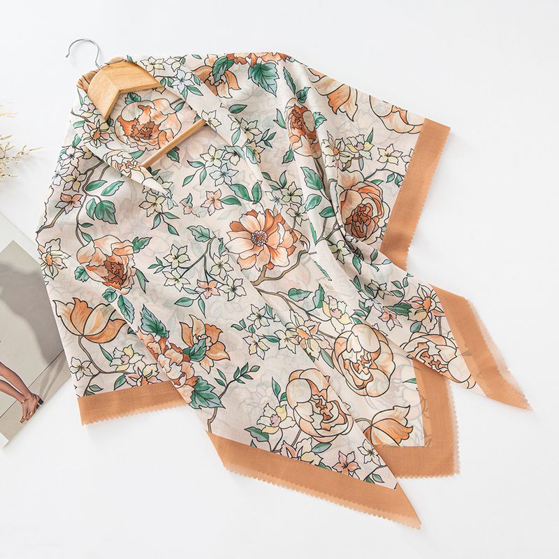 Sciarpe da donna in filato stampato 110 quadrati sciarpa classica in pizzo malese sciarpa alla moda foulard scialle_voghion.com