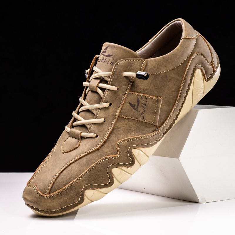 Herrenschuhe Low Top Herren Freizeitschuhe Martin Schuhe Herren Octopus Herrenschuhe Große Schuhe_voghion.com