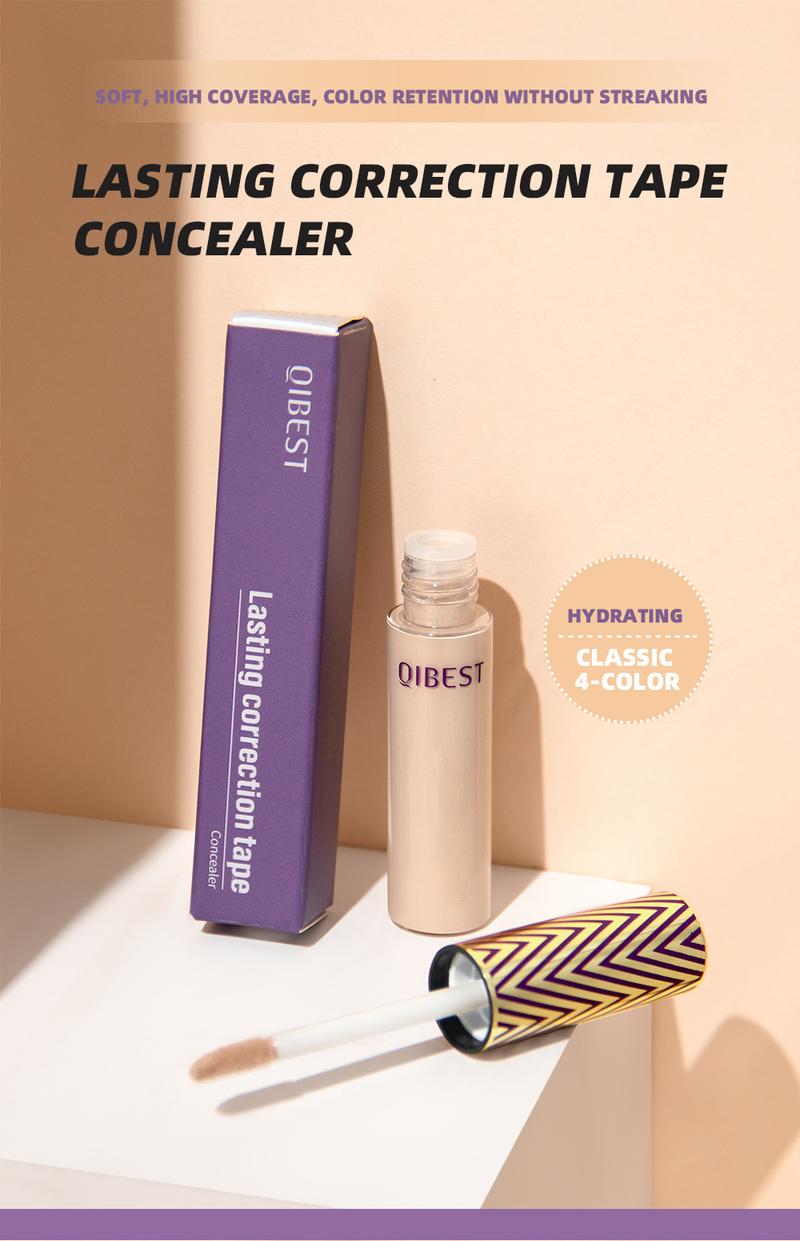 carina QIBEST Concealer Wasserfeste, schweißfeste Lotion, langlebig und schwer zu entfernendes Make-up, deckt Flecken und Akneflecken ab und verblasst nicht_voghion.com
