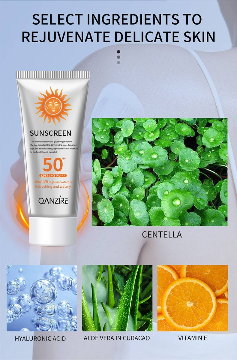 Sprzedaj krem z filtrem SPF50+PA+++ o wysokiej mocy, nawilżający balsam z filtrem przeciwsłonecznym do twarzy_voghion.com