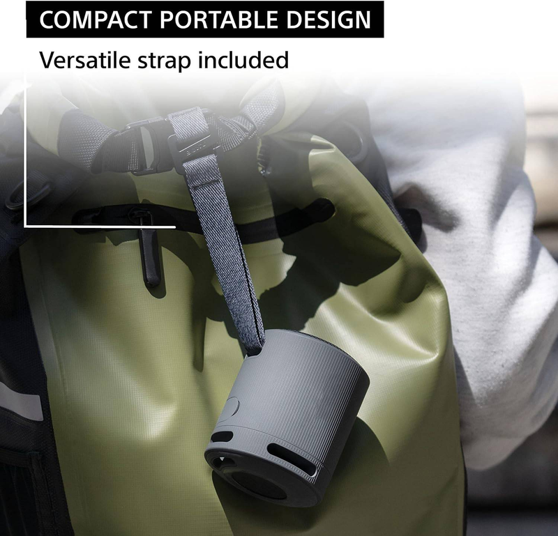 Enceinte de voyage portable sans fil Bluetooth So-ny XB100, légère et ultra-compacte, extra-durable, étanche IP67 et résistante à la poussière_voghion.com