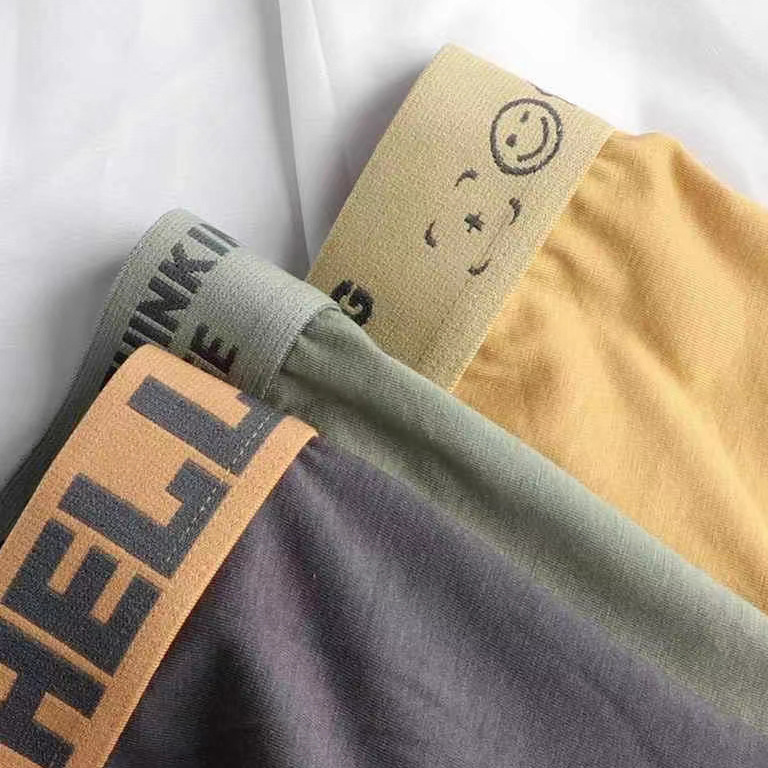 Herrenunterwäsche Herbst und Winter Herren reine Baumwolle Schritt beliebte bequeme große Boxershorts einfache atmungsaktive Boxershorts Bund Batch_voghion.com